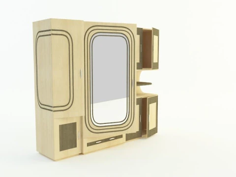 Dress cabinet 3D Model