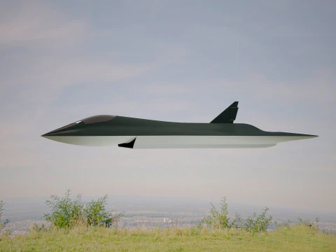 FA X61 war plane 1 3D Model