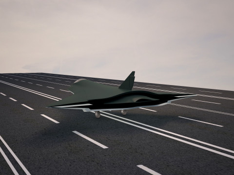 FA X61 war plane 1 3D मॉडल