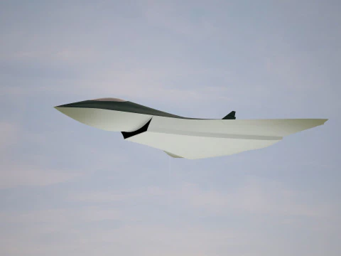 FA X61 war plane 1 3D Model