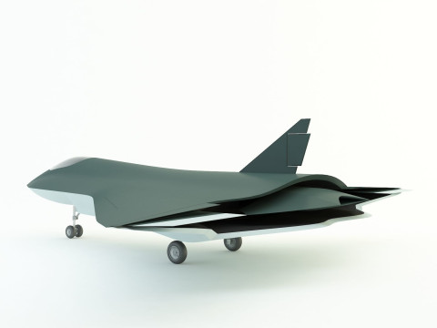FA X61 war plane 1 3D मॉडल