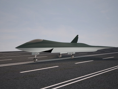 FA X61 war plane 1 3D मॉडल