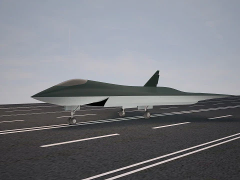 FA X61 war plane 1 3D Model