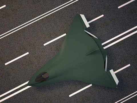 FA X61 war plane 1 3D Model