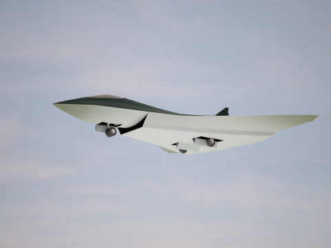FA X61 war plane 1 3D मॉडल