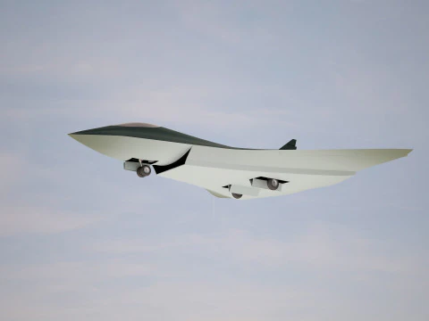 FA X61 war plane 1 3D Model