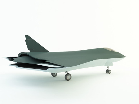 FA X61 war plane 1 3D मॉडल