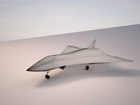 FA X61 war plane 1 3D मॉडल