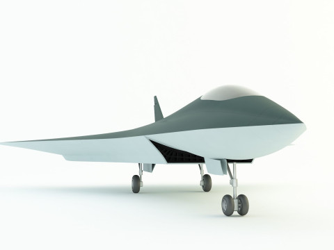 FA X61 war plane 1 3D मॉडल