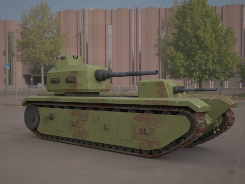 FCM F1 TANK 3Dモデル