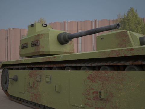 FCM F1 TANK Modèle 3D