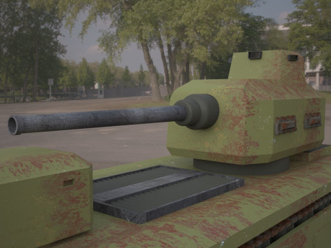 FCM F1 TANK Modèle 3D