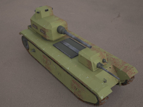 FCM F1 TANK Modèle 3D