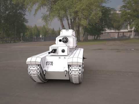 FCM F1 TANK Modèle 3D