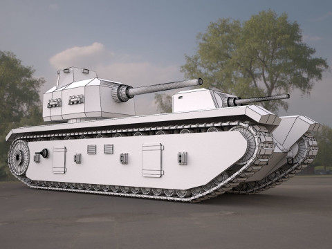 FCM F1 TANK Modèle 3D