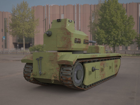 FCM F1 TANK Modèle 3D