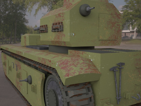 FCM F1 TANK Modèle 3D