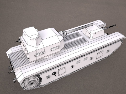 FCM F1 TANK Modèle 3D