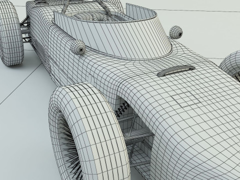 Ferrari 156 dino f1 sports car 3D 模型