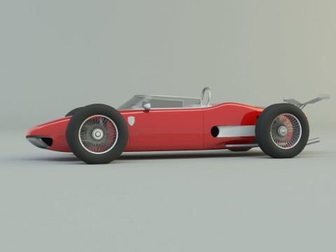 Ferrari 156 dino f1 sports car 3D 模型