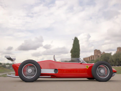 Ferrari 156 dino f1 sports car 3D Model