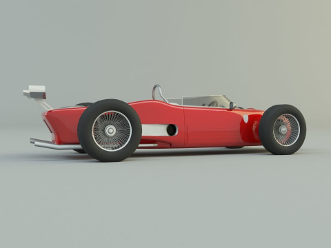 Ferrari 156 dino f1 sports car 3D 模型