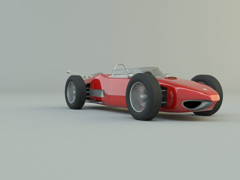Ferrari 156 dino f1 sports car 3D 模型