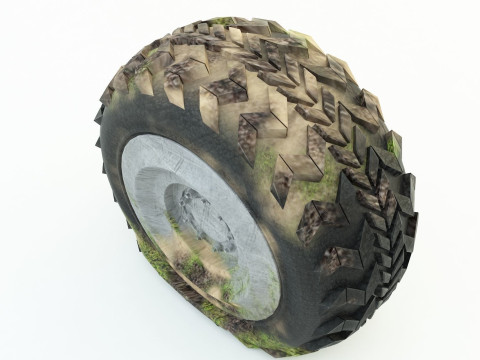 Flat tire 3D 모델