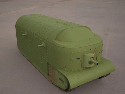 Flying elephant tank 3D Model