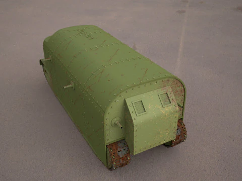 Flying elephant tank 3D Model