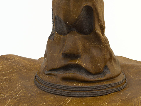 Harry potter Sorting Hat 3D मॉडल