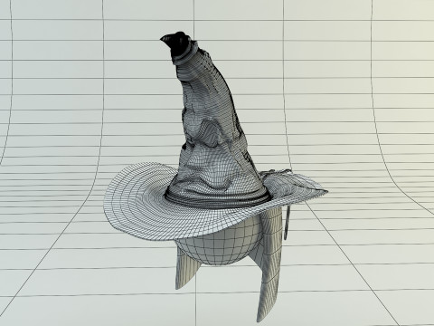Harry potter Sorting Hat 3D 모델