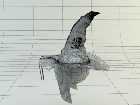 Harry potter Sorting Hat 3D 모델