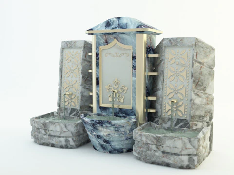 Fontana storica Modello 3D