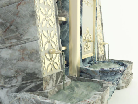 Fontana storica Modello 3D