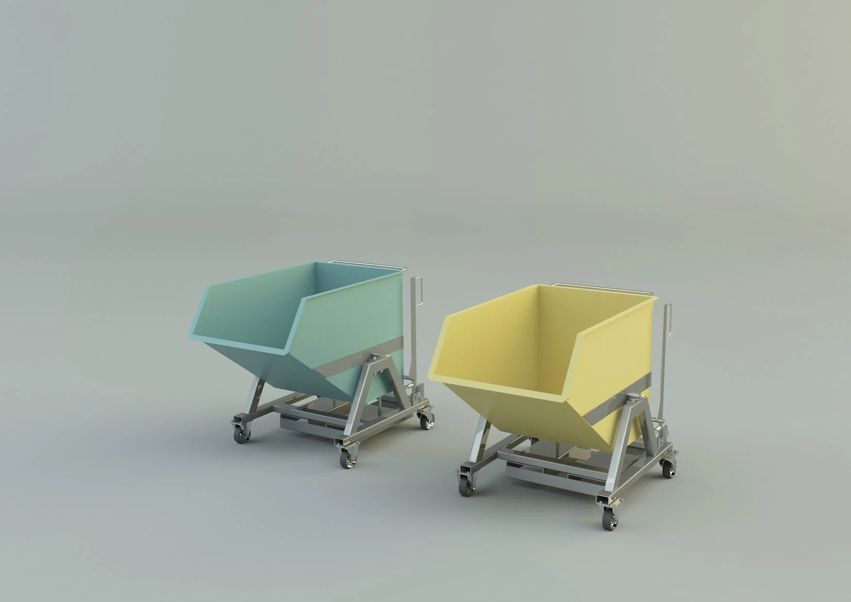 Hospital span container model 3D Model .c4d .max .obj .3ds .fbx .stl .blend 