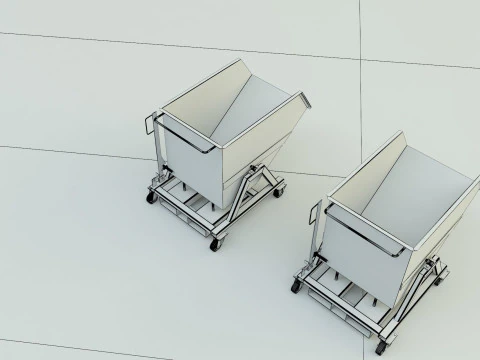 Hospital span container model 3D Model
