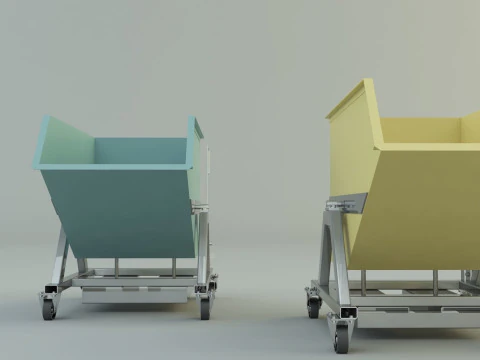 Hospital span container model 3D Model