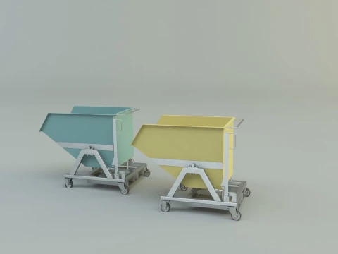 Hospital span container model 3D Model