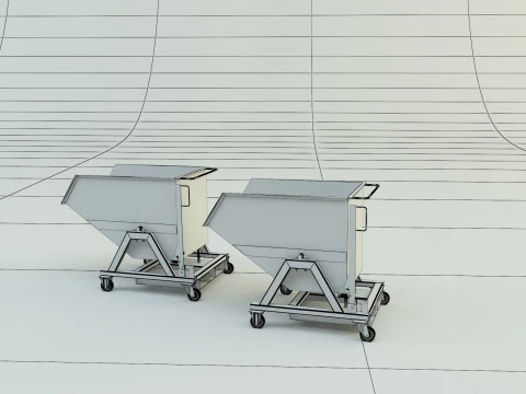 Hospital span container model 3D Model