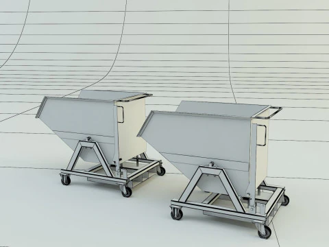 Hospital span container model 3D Model