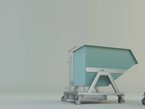 Hospital span container model 3D Model