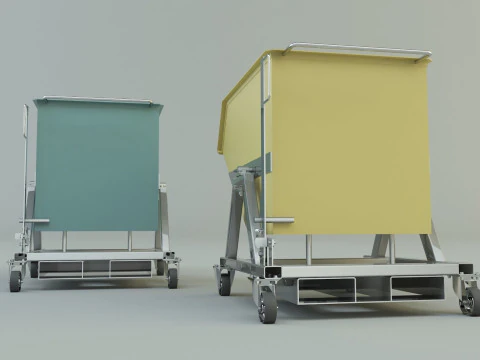 Hospital span container model 3D Model