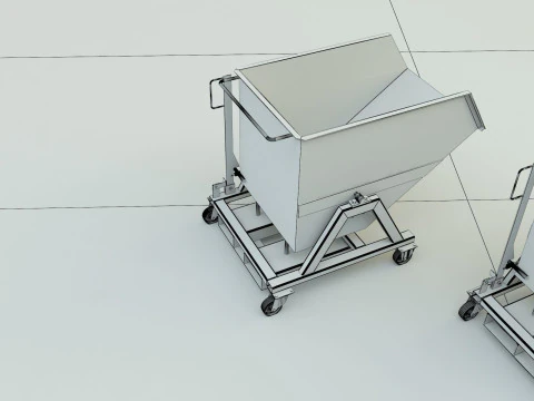Hospital span container model 3D Model