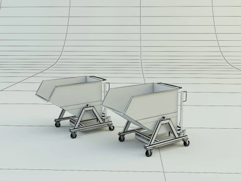 Hospital span container model 3D Model
