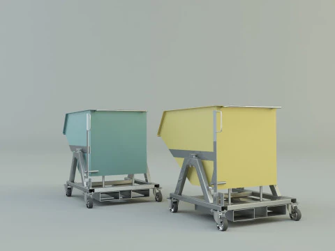Hospital span container model 3D Model