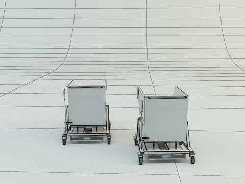 Hospital span container model 3D Model