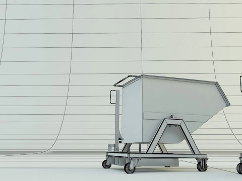 Hospital span container model 3D Model
