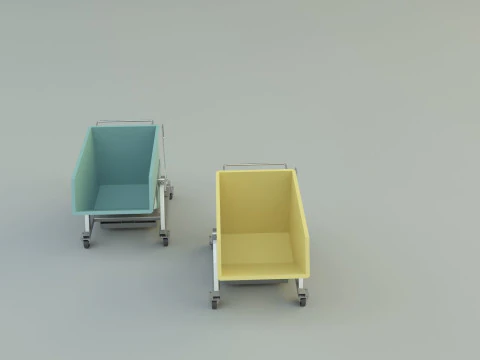 Hospital span container model 3D Model