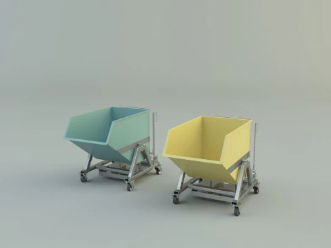 Hospital span container model 3D Model